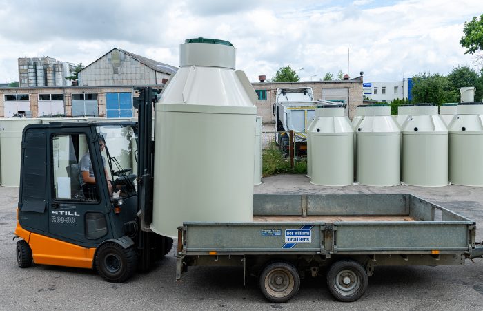 Valymo įrenginių montavimas