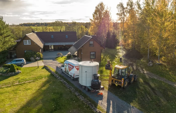 įrenginių montavimas sodo sklype